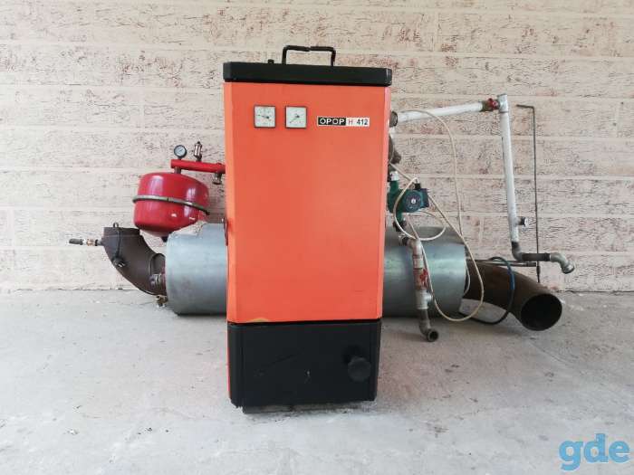 Котёл отопительный твердотопливный OPOP H 412 V, фотография 1