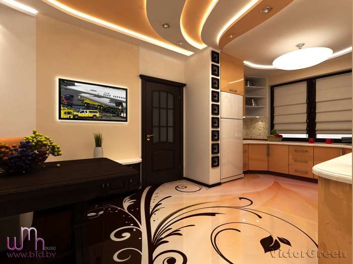 Дизайн интерьера дома, квартиры. 3D-визуализация, фотография 4