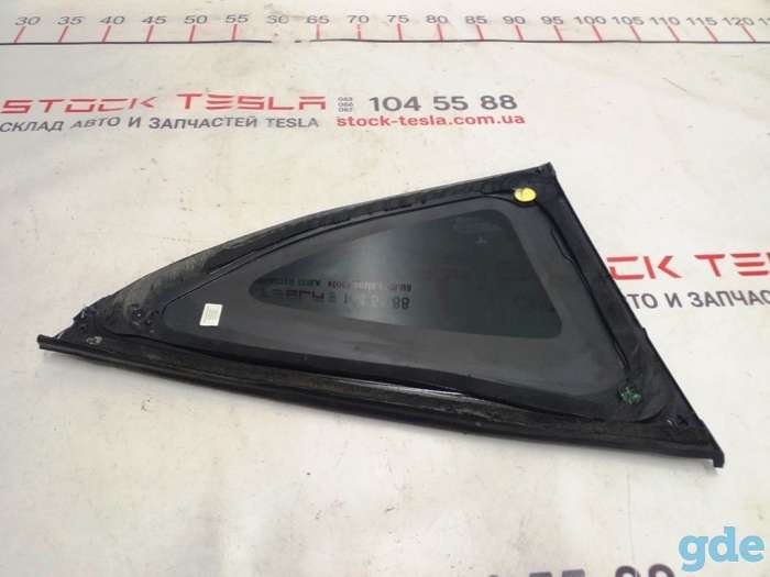 Зап. части для авто Tesla. Стекло крыла заднего правого (форточка) Tesla model XFF MX,REAR QTR G, фотография 2