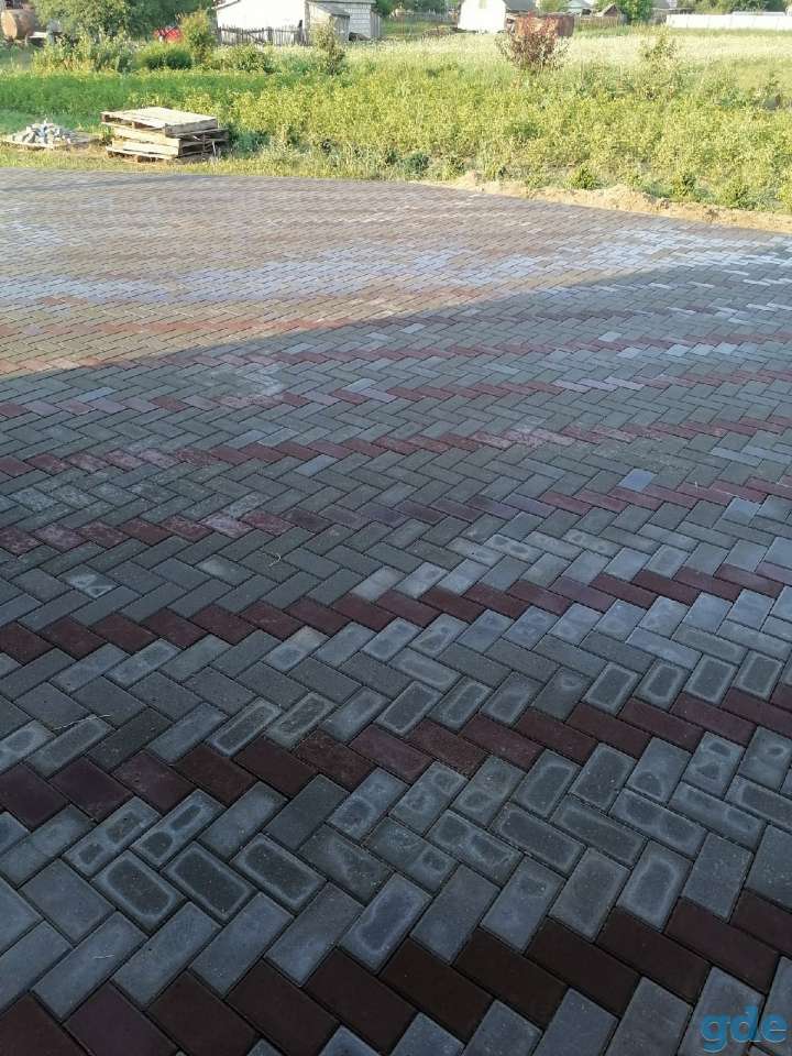 Укладка тротуарной плитки, фотография 2