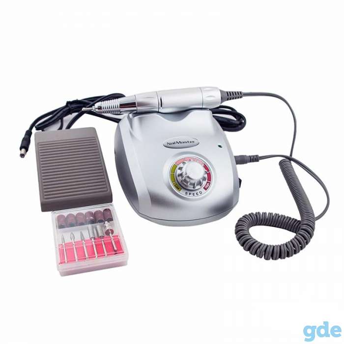 Машинка для маникюра и коррекции ногтей Nail Drill 35w серебро, фотография 1