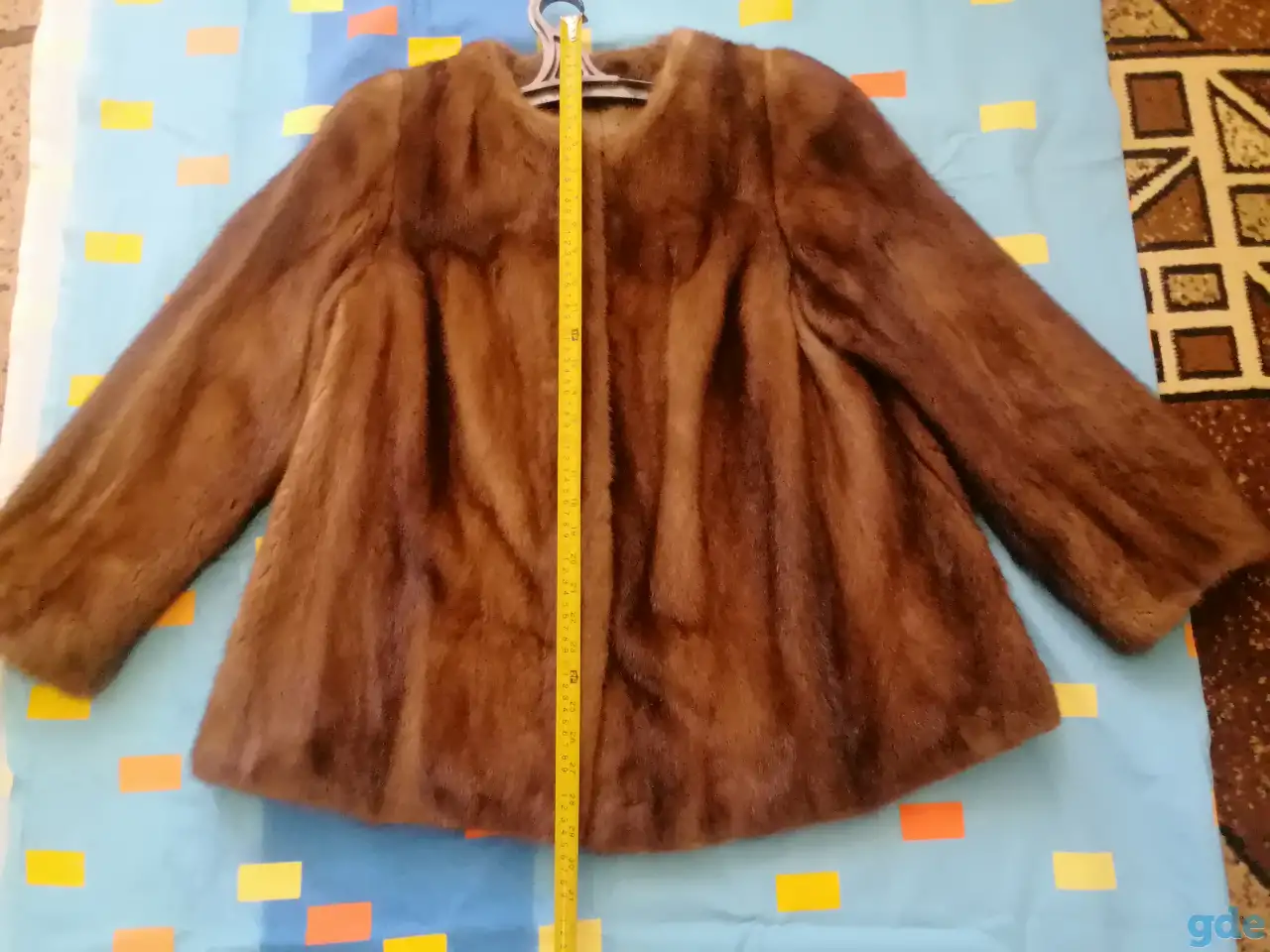 Шуба норковая. Короткая. 55см., фотография 1