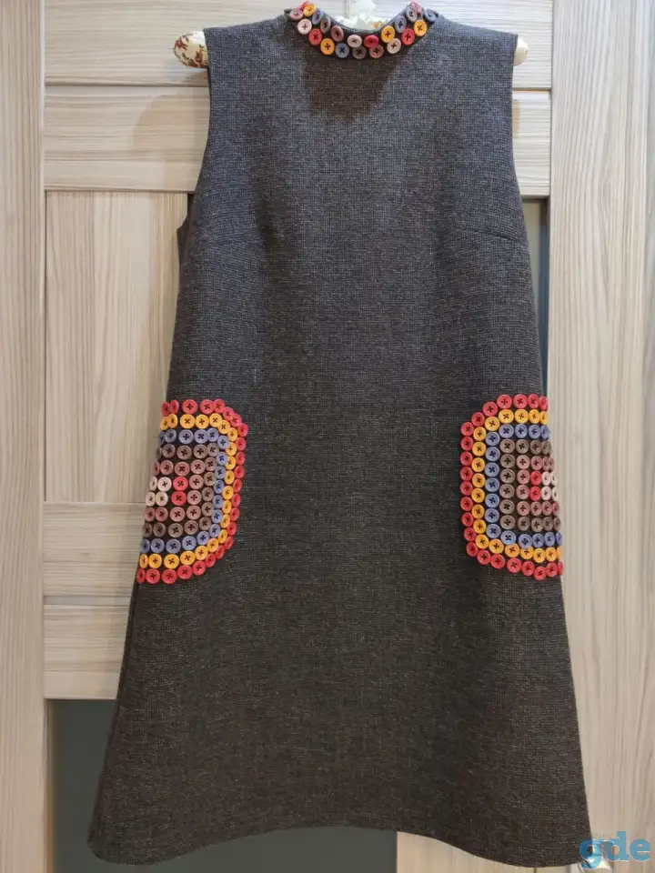 Шерстяное платье авторской работы, фотография 1