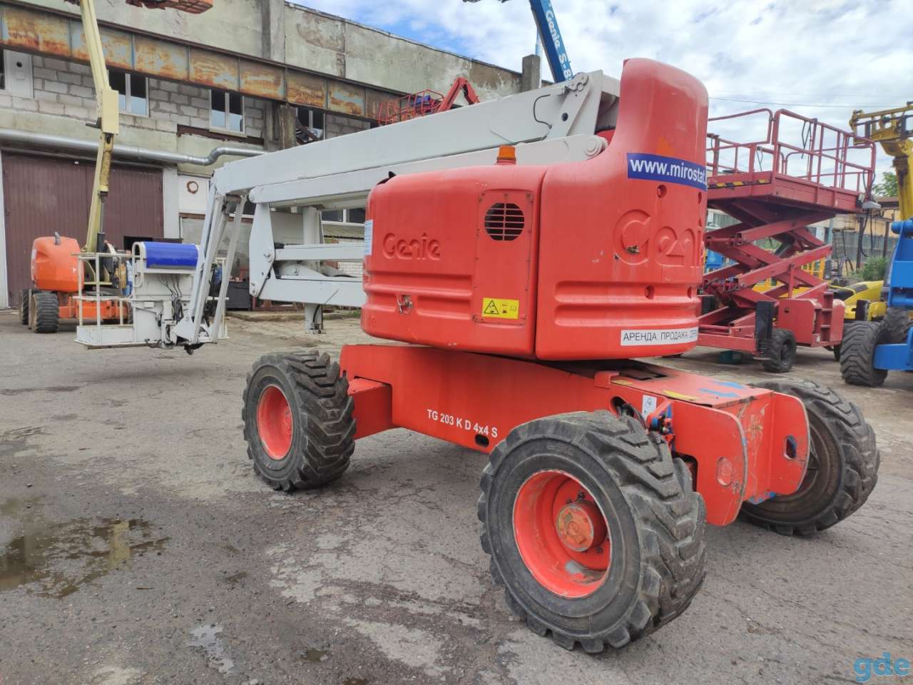 Аренда коленчатого подъемника Genie Z60/34, фотография 3