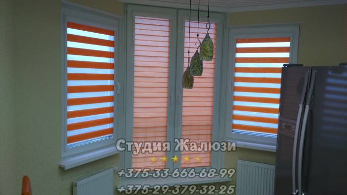 Жалюзи, Рулонные шторы, День-Ночь, фотография 6