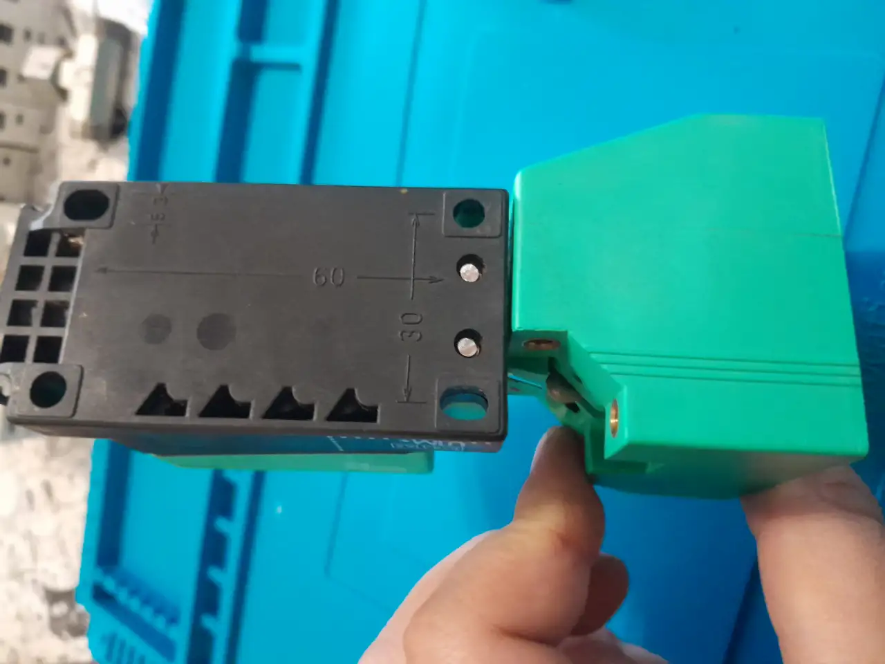 Pepperl  Fuchs U-10-60VdcJ-200mA varikont датчик индуктивный, фотография 8