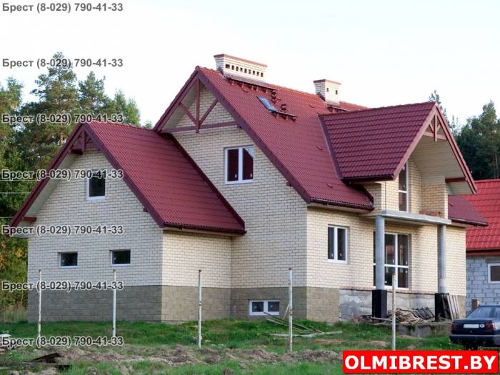 Цементно-песчаная черепица Забудова в Бресте, фотография 4