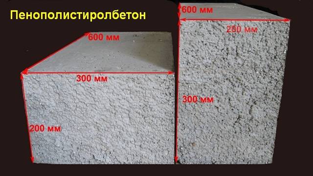 Полистиролбетонные блоки, фотография 1