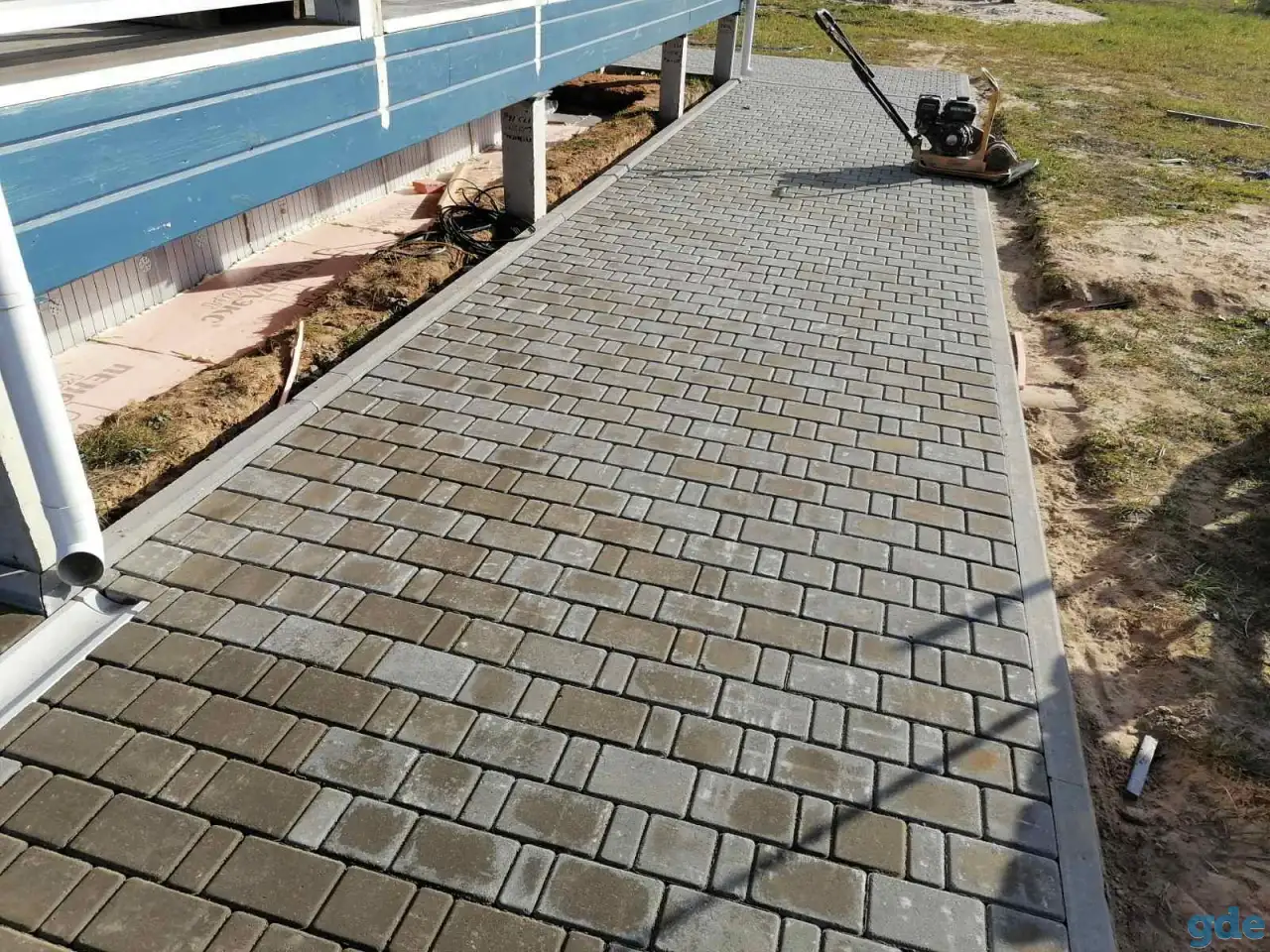 Укладка тротуарной плитки, фотография 7