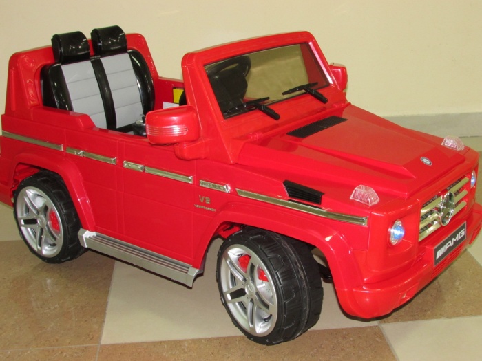 детский электромобиль mercedes suv g55 внедорожник. модель 2013 года, фотография 1