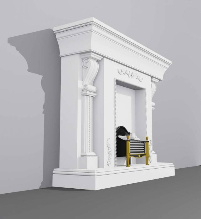 Камины из гипса, фотография 1