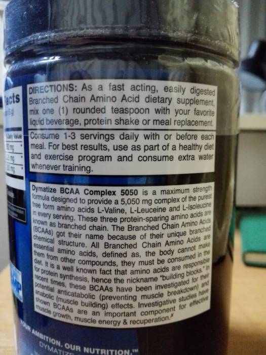 Продам BCAA аминокислоты Dymatize, фотография 3