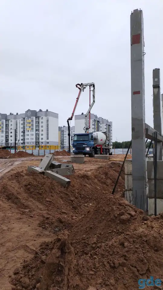 Доставка Бетона. Аренда Миксера с Насосом, фотография 1