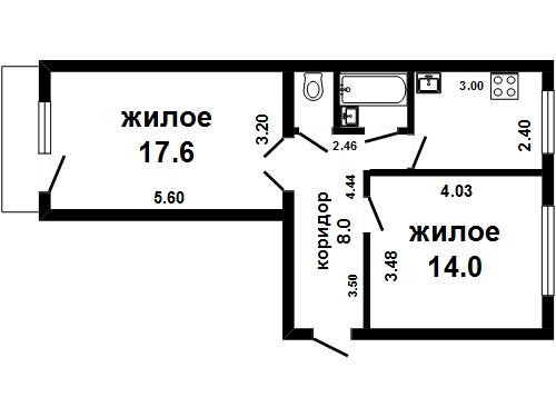 2-комнатная квартира - 15 км. от Бреста, фотография 2
