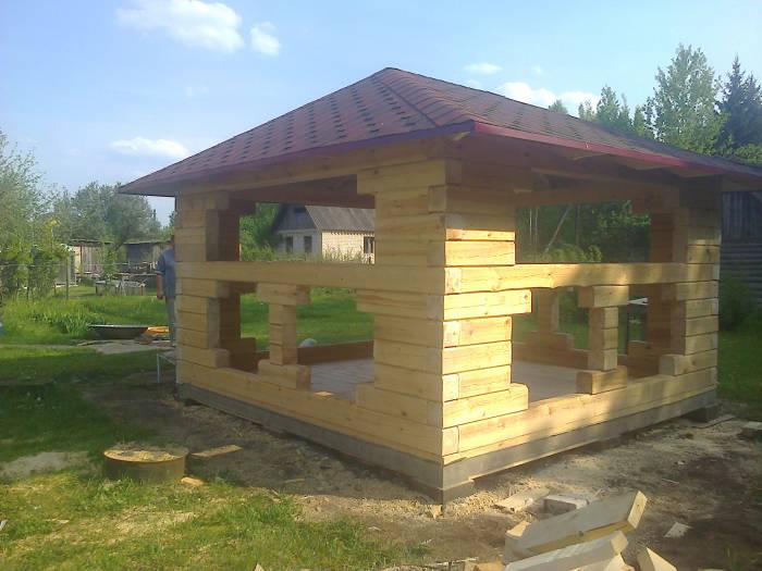 Строим дома из профилированного бруса, свое производство, не дорого, фотография 4