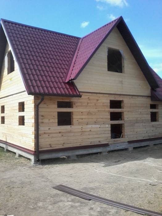 Строим дома из профилированного бруса, свое производство, не дорого, фотография 8