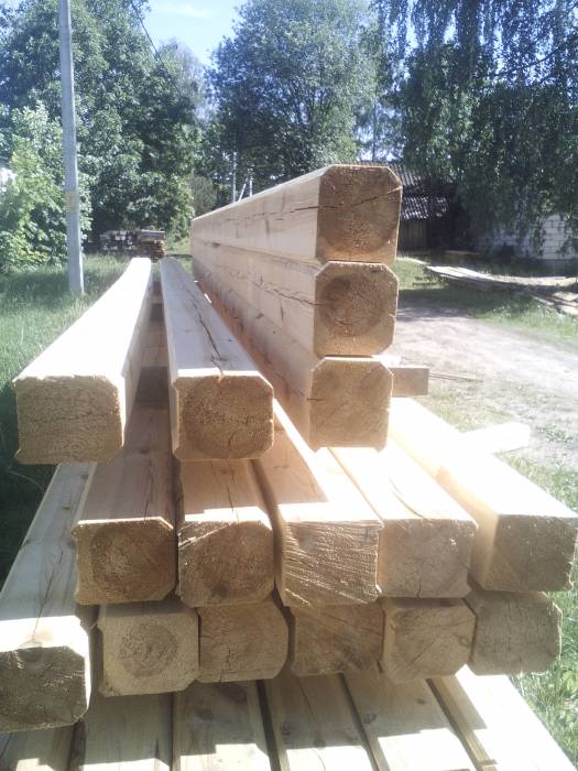Строим дома из профилированного бруса, свое производство, не дорого, фотография 10