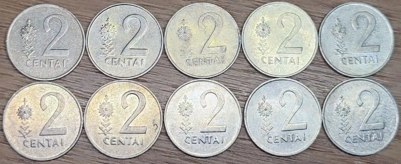 1, 2, 5 центов 1991 (Centai) Литва, фотография 5