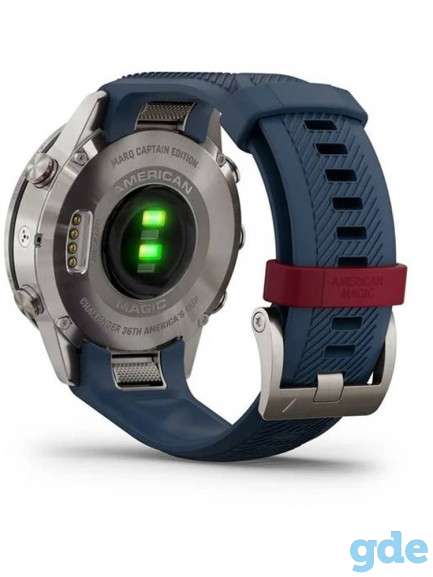 Garmin MARQ Captain: American Magic Edition Blue Rubber Strap Smartwatch, фотография 3