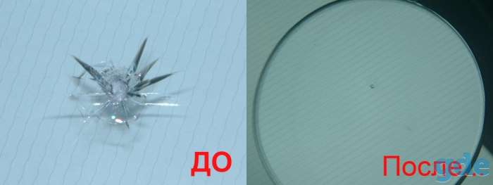 Ремонт сколов и трещин лобового стекла, фотография 3