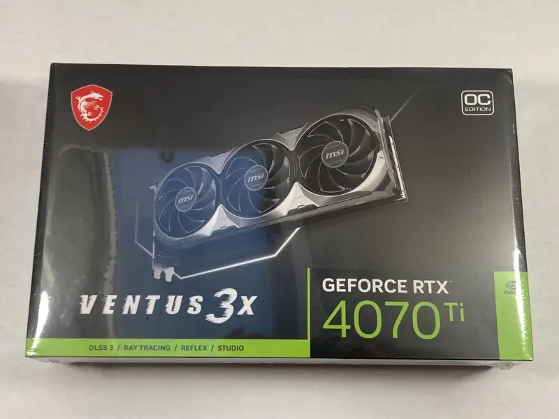 Msi GeForce rtx 4070 ti Ventus 3x oc 12 ГБ gddr6x, фотография 1
