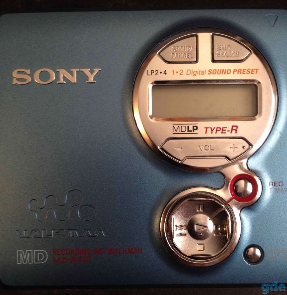 Плеер записывающий MD мини-диски Sony WALKMAN MZ-R410, фотография 2