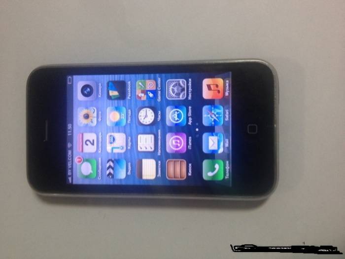 iphone 3gs 16gb  черный б/у  неоверлок IOS 6.1.6, фотография 1