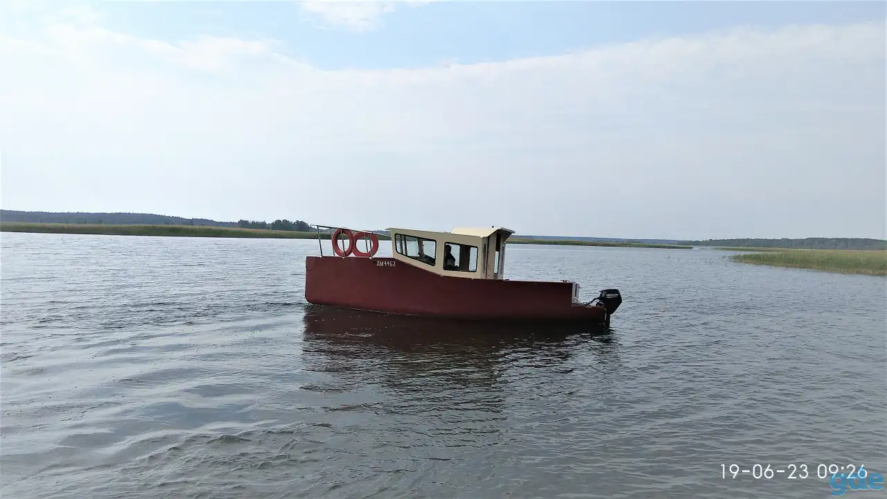 Прогулки на моторном катере, парусной яхте на Браславских озерах, фотография 3
