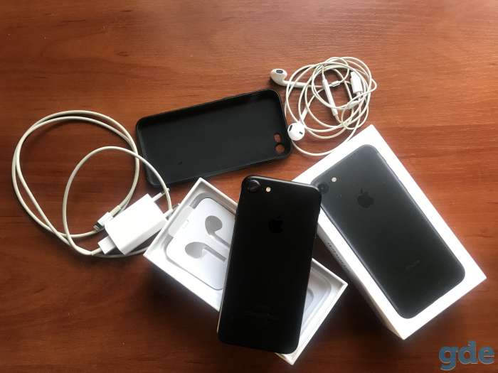 IPhone 7 Black 32GB оригинальный комплект 100% НЕ РЕФ НЕ СРО Привезен из США Канада., фотография 3