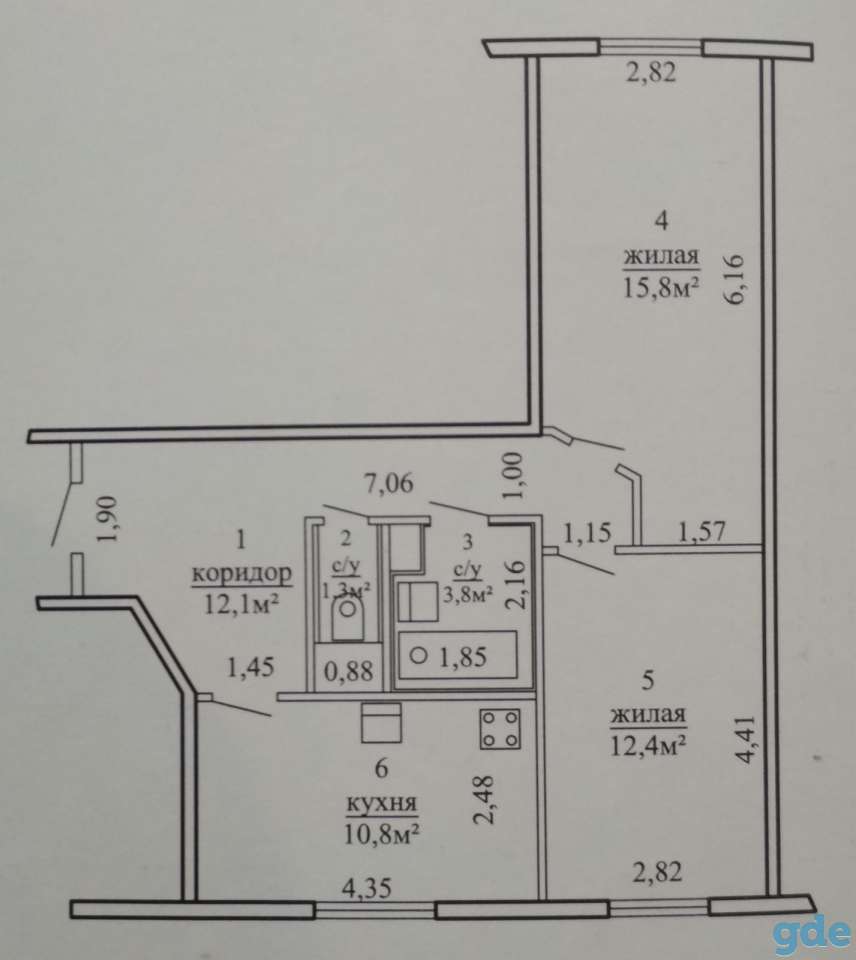 Продам квартиру в Борисове, Днепровская 48, фотография 14