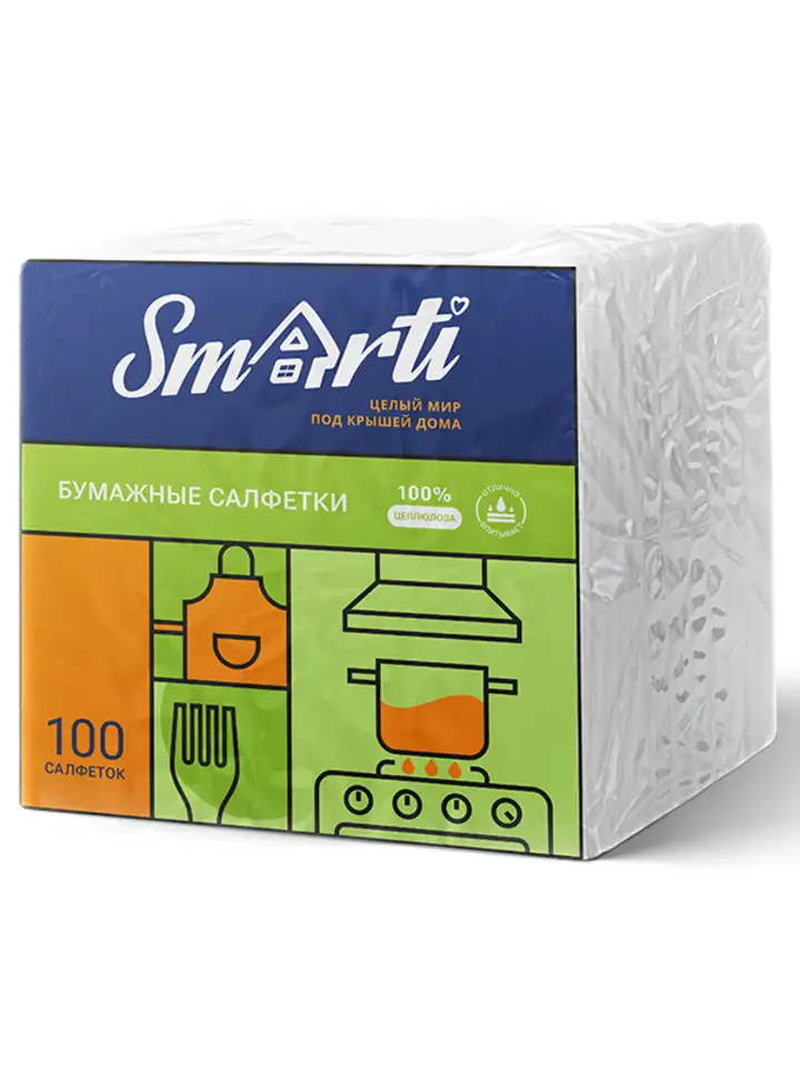 Салфетки smarti 100 шт очень плотные, фотография 2