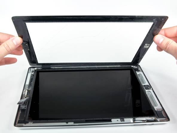 Замена сенсорного стекла Ipad 2, фотография 1