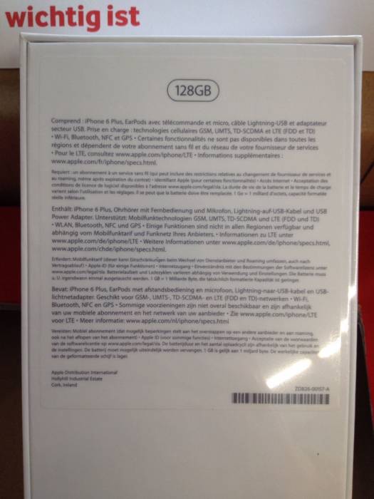 Apple, iPhone 6 золотых 128GB русифицирован разблокирован, фотография 3