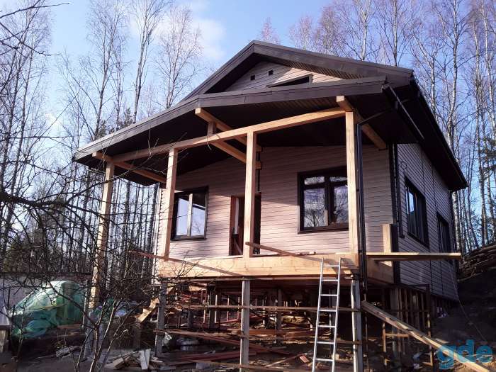 Отделка деревянных домов и бань, фотография 7