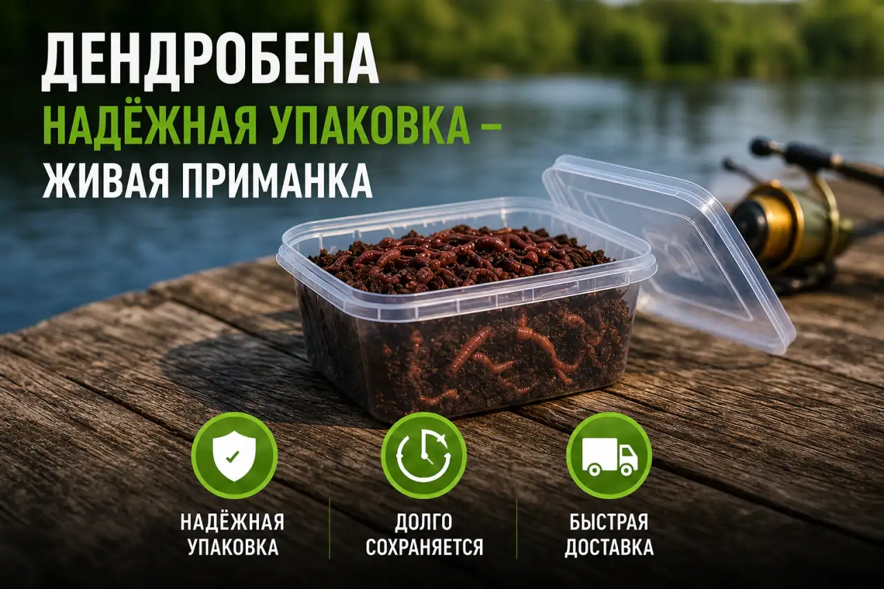 Червь Дендробена оптом в баночках и на вес, фотография 6