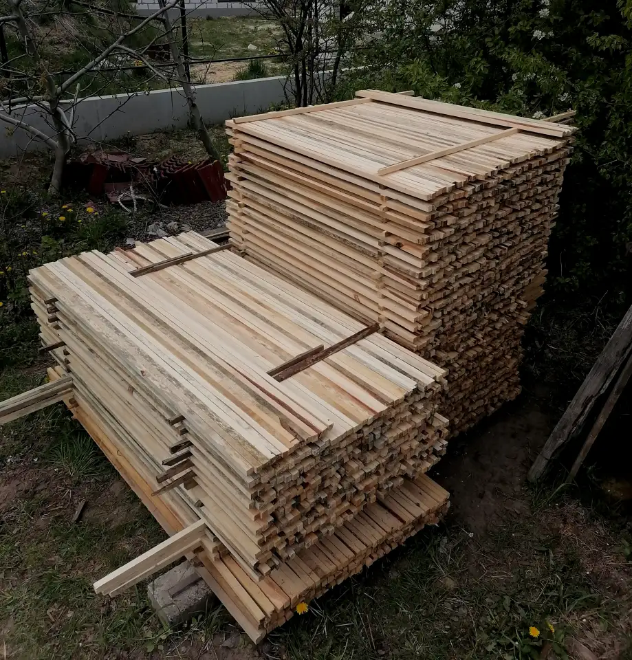 Колышки колья, палки, рейка, подпорки, опора, фотография 1