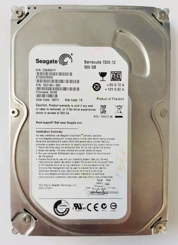 Жесткий диск Seagate, фотография 1