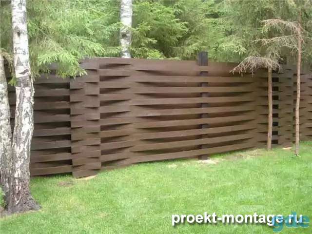 Заборы, ворота, калитки - строительство, ремонт. Металлопрофиль, фигурный., фотография 4