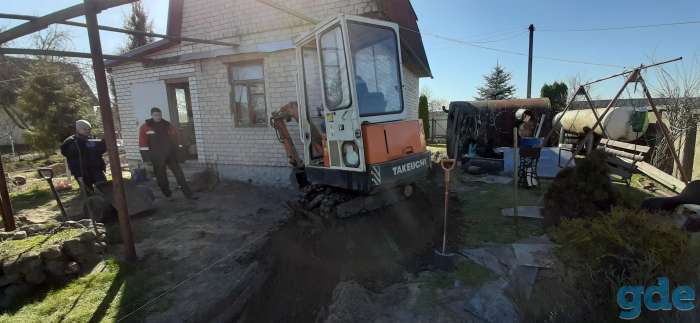 Услуги мини эксковатора, фотография 1