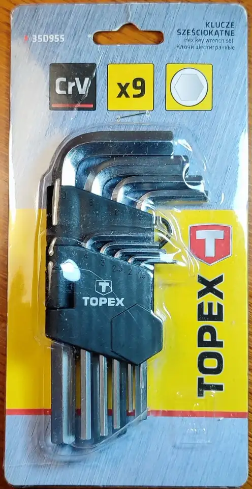 Набор шестигранников Topex, фотография 3