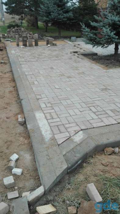 Укладка тротуарной плитки, фотография 5