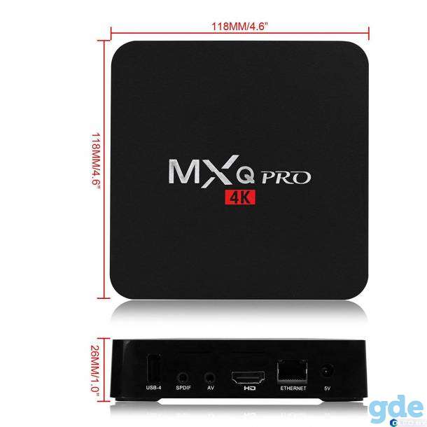 Смарт тв приставка MXQ PRO 4K 5G, фотография 1