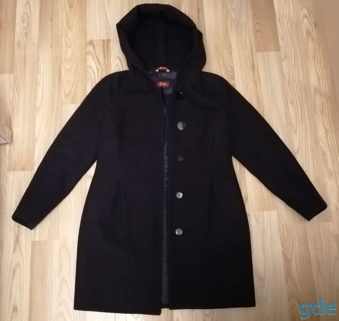 Продам женское шерстяное пальто, размер 48, фотография 1
