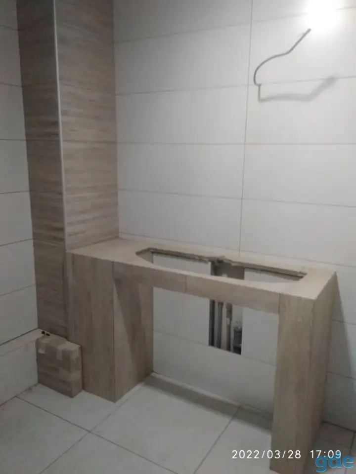 Укладка плитки облицовка стен, фотография 1