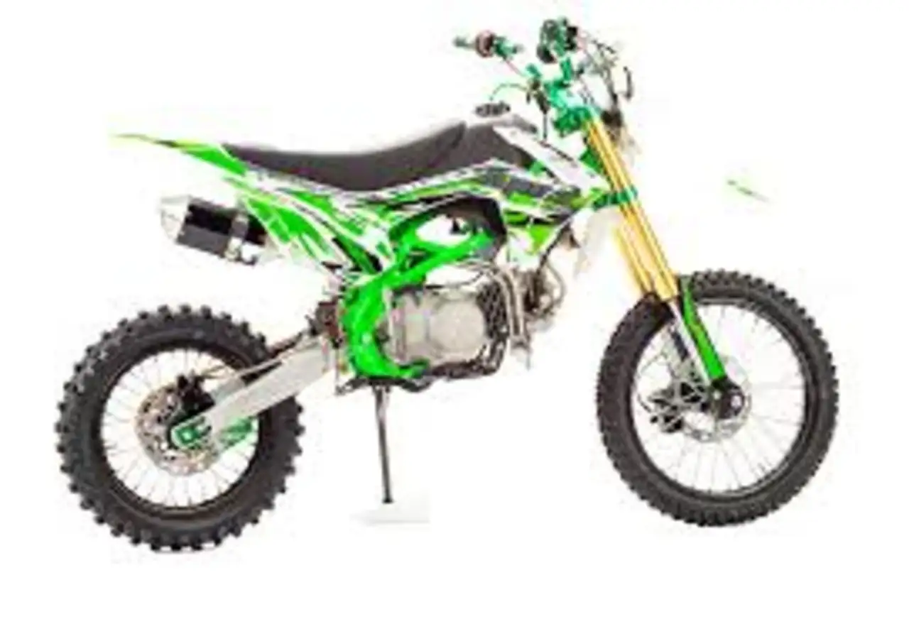 Питбайк motoland apex125 e зеленый, фотография 1