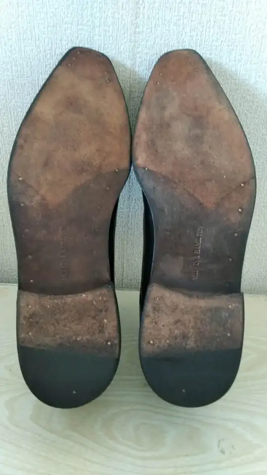 Муж. туфли из натур. кожи Германия 43-43,5 р-р, фотография 8