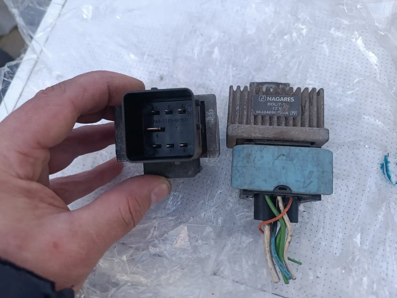Renault Megan 2 реле накала свечей Nagares 7PV 12V, фотография 3