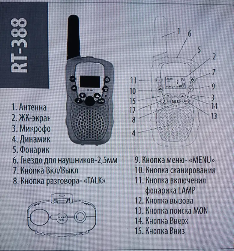 Новые! 2 рации комплект, дальность 3 км. Для игр, спорта, похода, рыбалки, леса и т.п., фотография 2