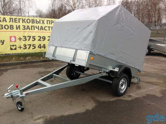 Прицеп 270 см на 144 см (длина/ширина), новый! ССТ-08 с тентом, фотография 1