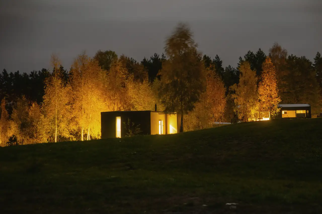 Панорамные домики Nomad Houses в аренду на Браславских озерах, Витебская область, район, Межанский сельсовет, СТ Струсто, фотография 3